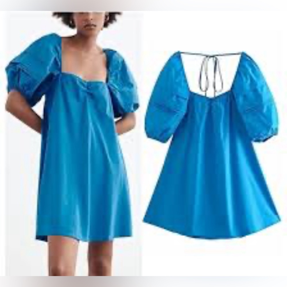 NWT Zara Voluminous Puff Dress